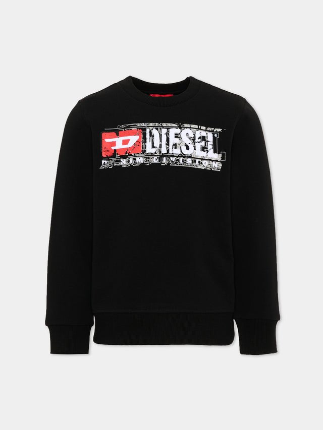 felpa con logo J02973 KYAVF K900 DIESEL 