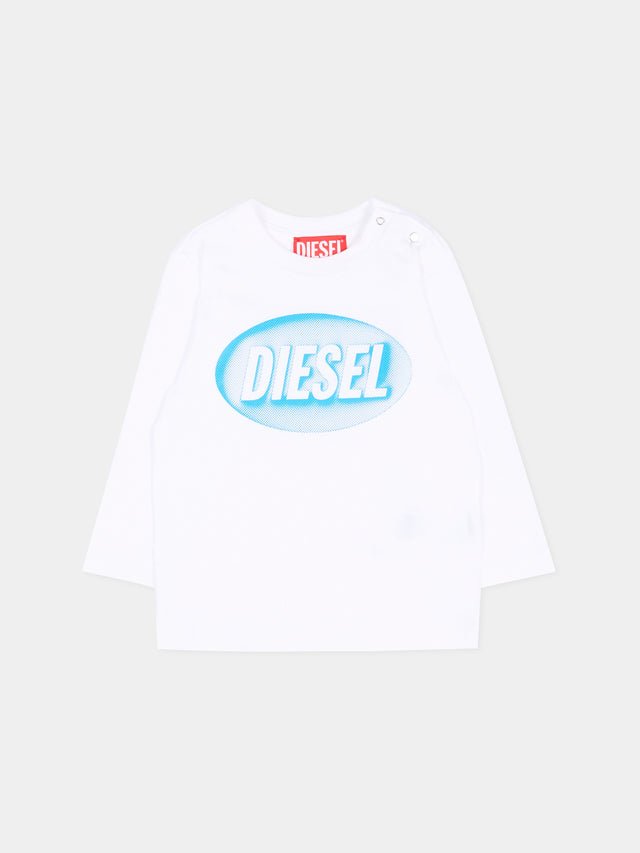 t-shirt con logo contrasto K00857 00YI9 K100 DIESEL 
