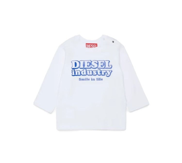 t-shirt con neonato diesel K00860 00YI9 K100 DIESEL 