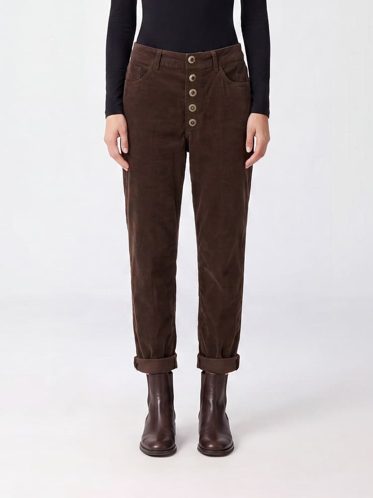 jeans koons in velluto a coste DP268BVS0030DBM5 737 DONDUP 