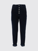 DONDUP jeans koons in velluto a coste Blu