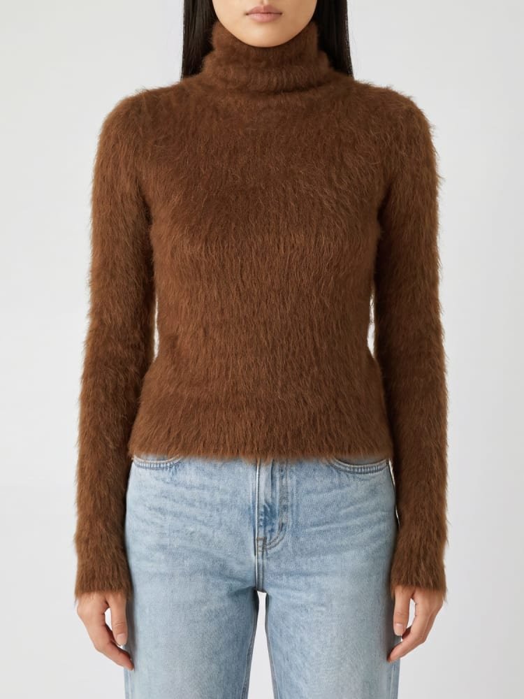 dolcevita in alpaca e mohair DT441M01020D002 737 DONDUP 
