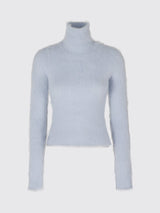 DONDUP dolcevita in alpaca e mohair Azzurro