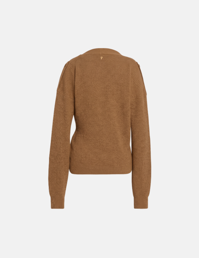 cardigan regular in costa inglese DT455M00988D002 728 DONDUP 