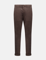 DONDUP Pantaloni gaubert slim Marrone