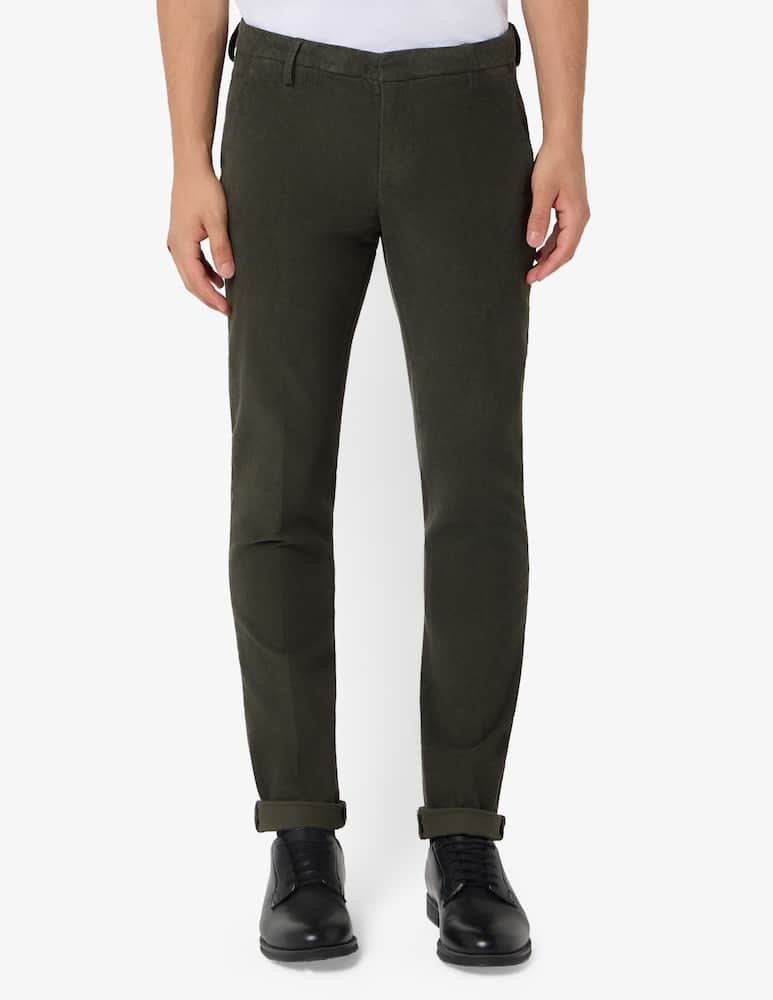 pantalone gaubert slim in velluto UP235VS0028UPT0 642 DONDUP 