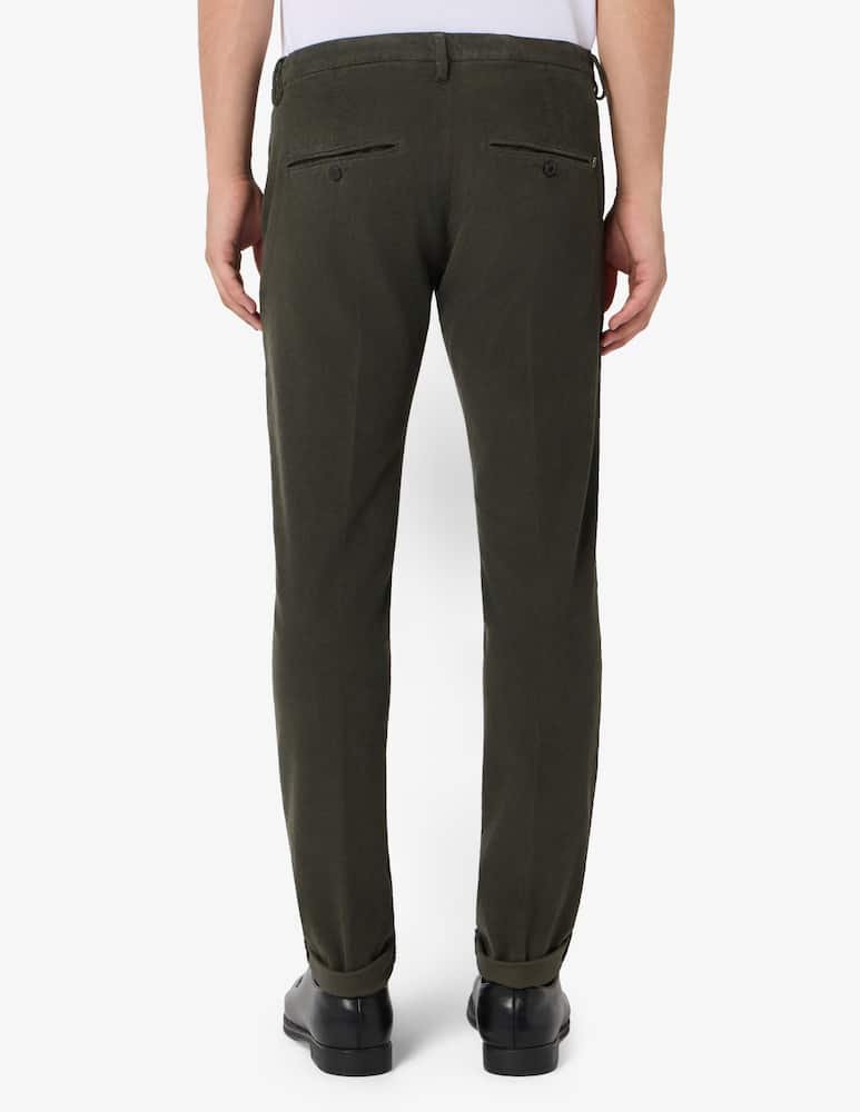 pantalone gaubert slim in velluto UP235VS0028UPT0 642 DONDUP 