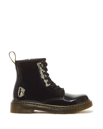 stivali in pelle verniciata 1460 1460 J BLACK L DR. MARTENS 
