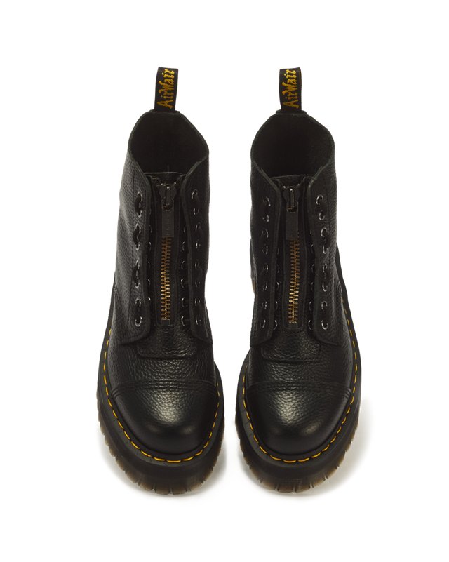 stivaletto in pelle lavorata sinclair SINCLAIR BLACK DR. MARTENS 