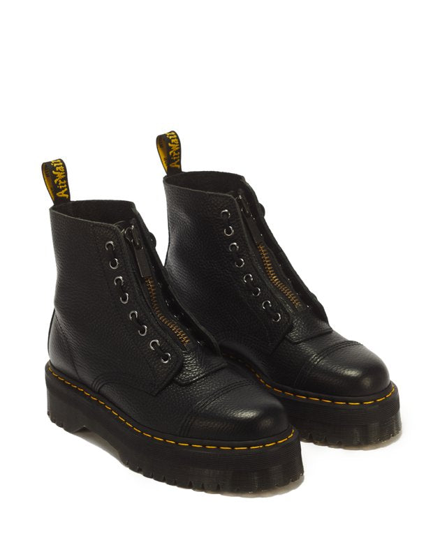 stivaletto in pelle lavorata sinclair SINCLAIR BLACK DR. MARTENS 