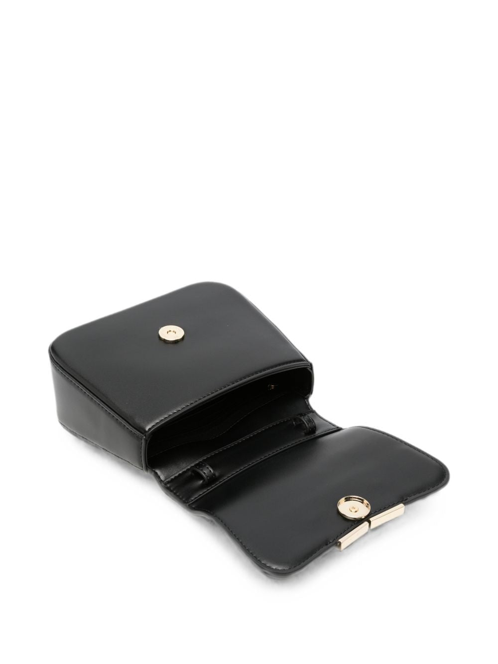 borsa in ecopelle con patta e logo EFBO118 TV025 N000 ELISABETTA FRANCHI 
