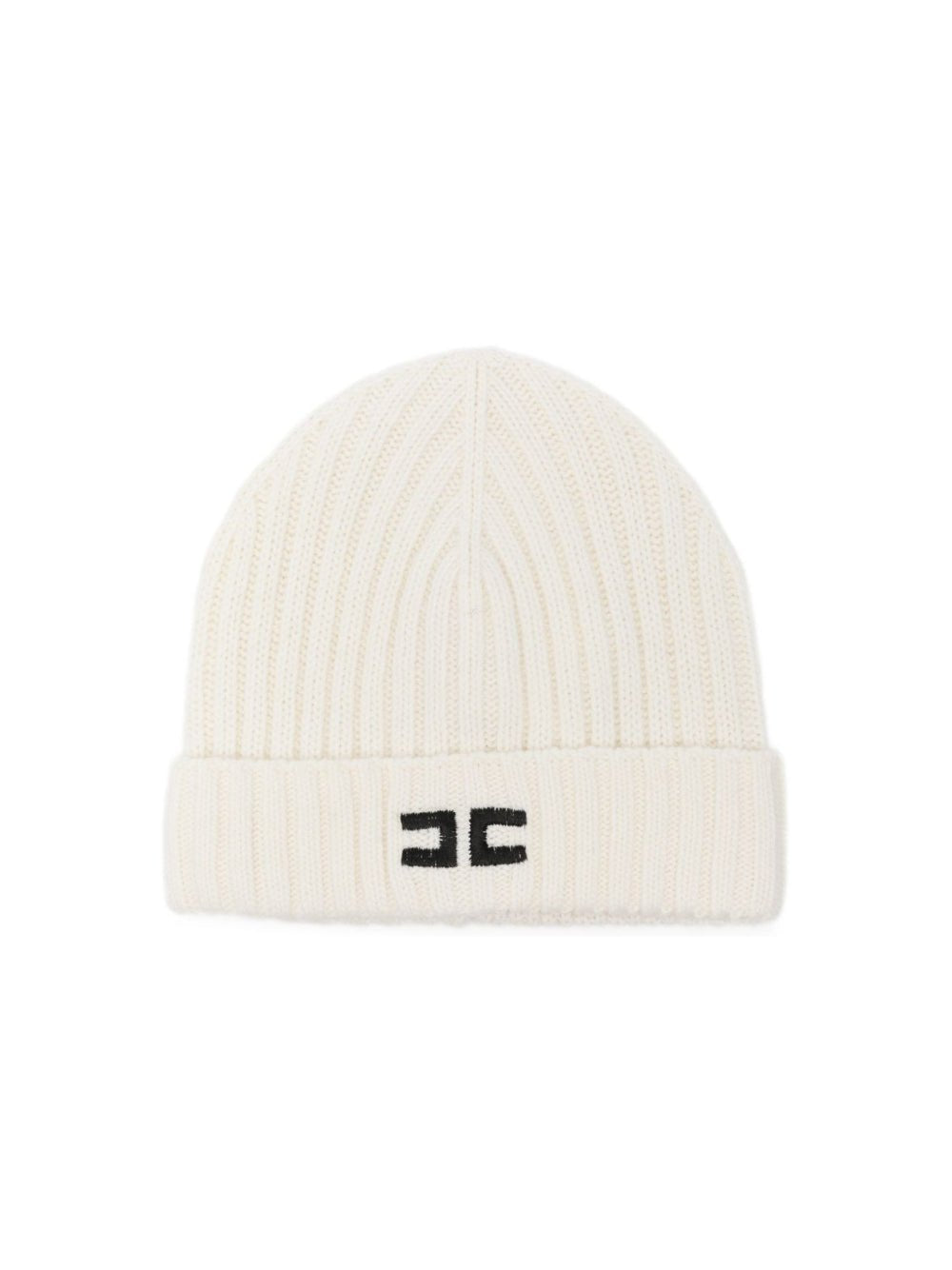 cappello in maglia a coste EFCP035 FL143 0100 ELISABETTA FRANCHI 
