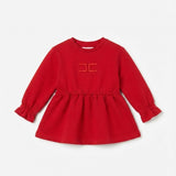 ELISABETTA FRANCHI abito in felpa Rosso