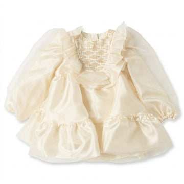 abito in organza con strass EGAB256 OR037 0175 ELISABETTA FRANCHI 