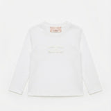 ELISABETTA FRANCHI t-shirt logata Avorio