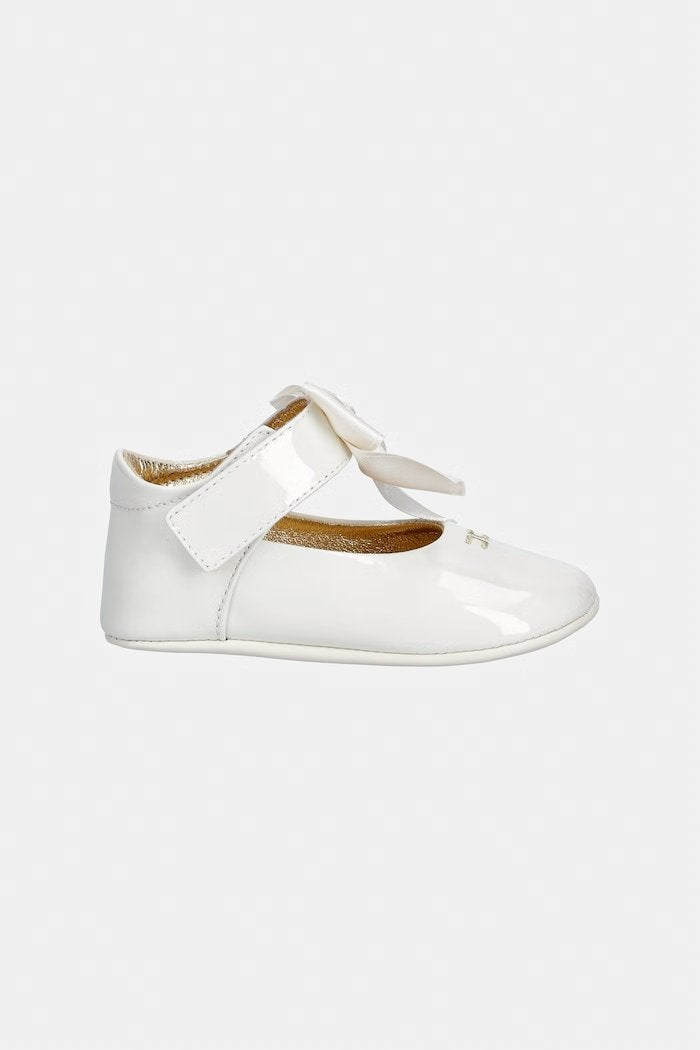 ballerina in pelle F0A3 E0610 MILK ELISABETTA FRANCHI 