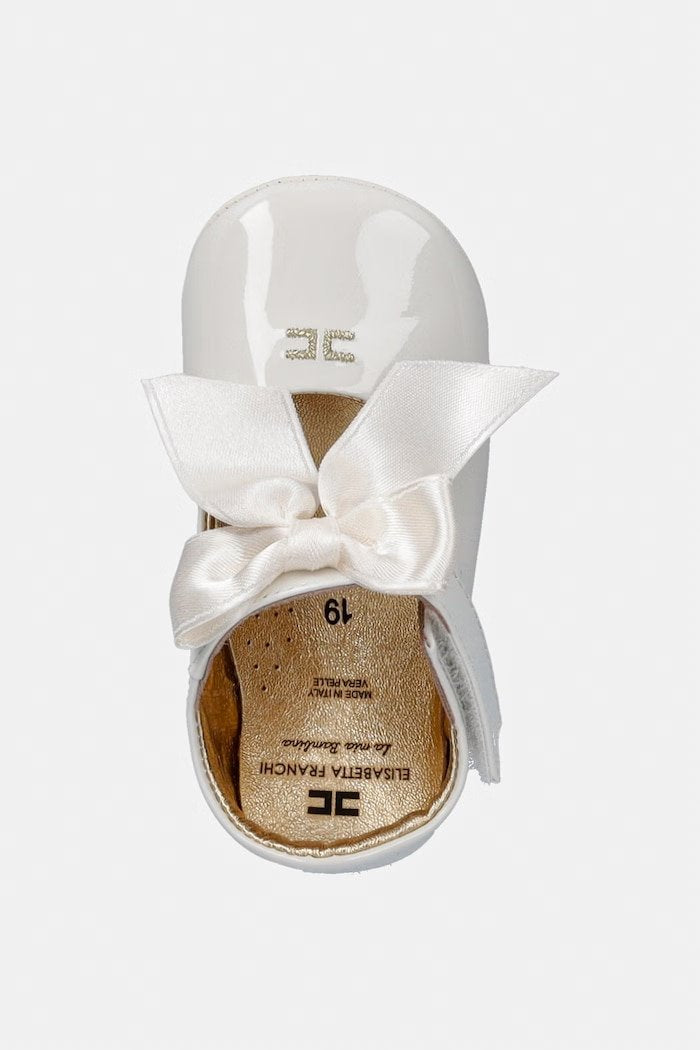 ballerina in pelle F0A3 E0610 MILK ELISABETTA FRANCHI 