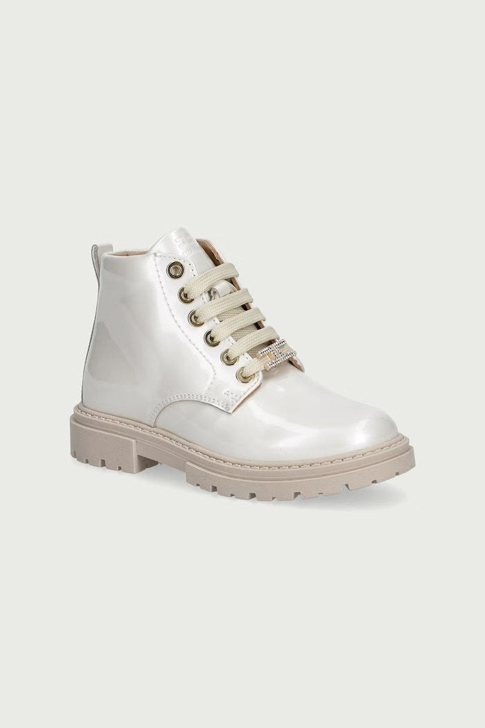 stivaletto in pelle F1A5 E0690 MILK ELISABETTA FRANCHI 