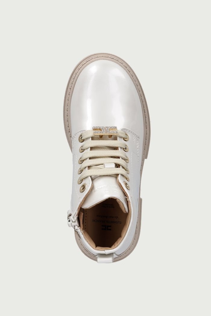 stivaletto in pelle F1A5 E0690 MILK ELISABETTA FRANCHI 
