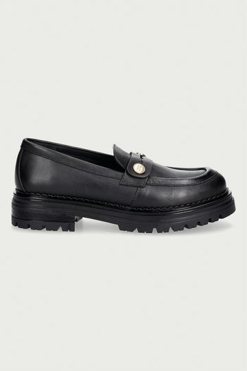 mocassino in pelle F4A4 E0642 NERO ELISABETTA FRANCHI 