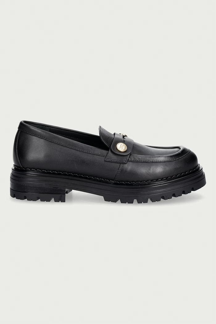 mocassino in pelle F4A4 E0642 NERO ELISABETTA FRANCHI 