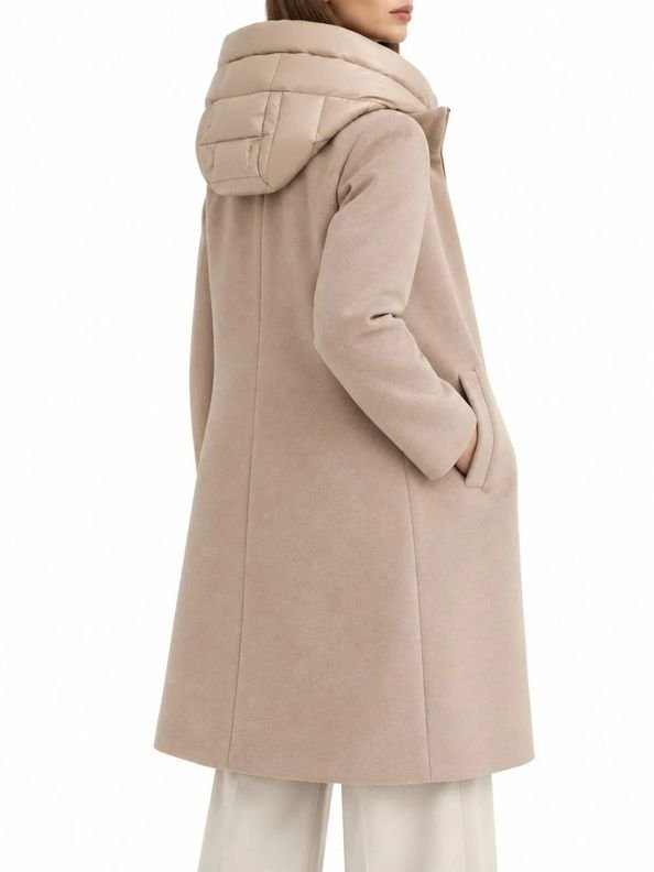 giubbino in panno soft con cappuccio EMMBACIO 002 EMME MARELLA 