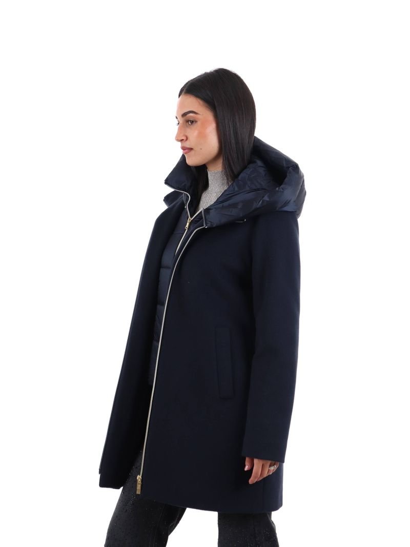 giubbino in panno soft con cappuccio EMMBACIO 012 EMME MARELLA 