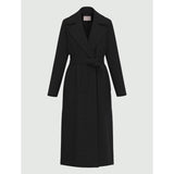 EMME MARELLA cappotto in jersey panno soft Nero