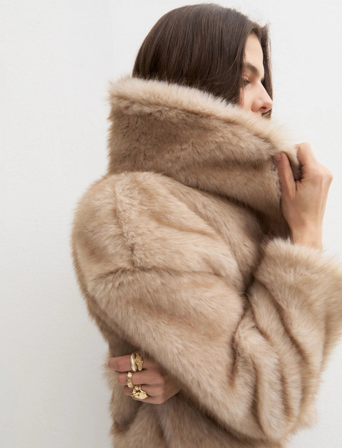 cappotto corto furry EMMEDITTA 001 EMME MARELLA 