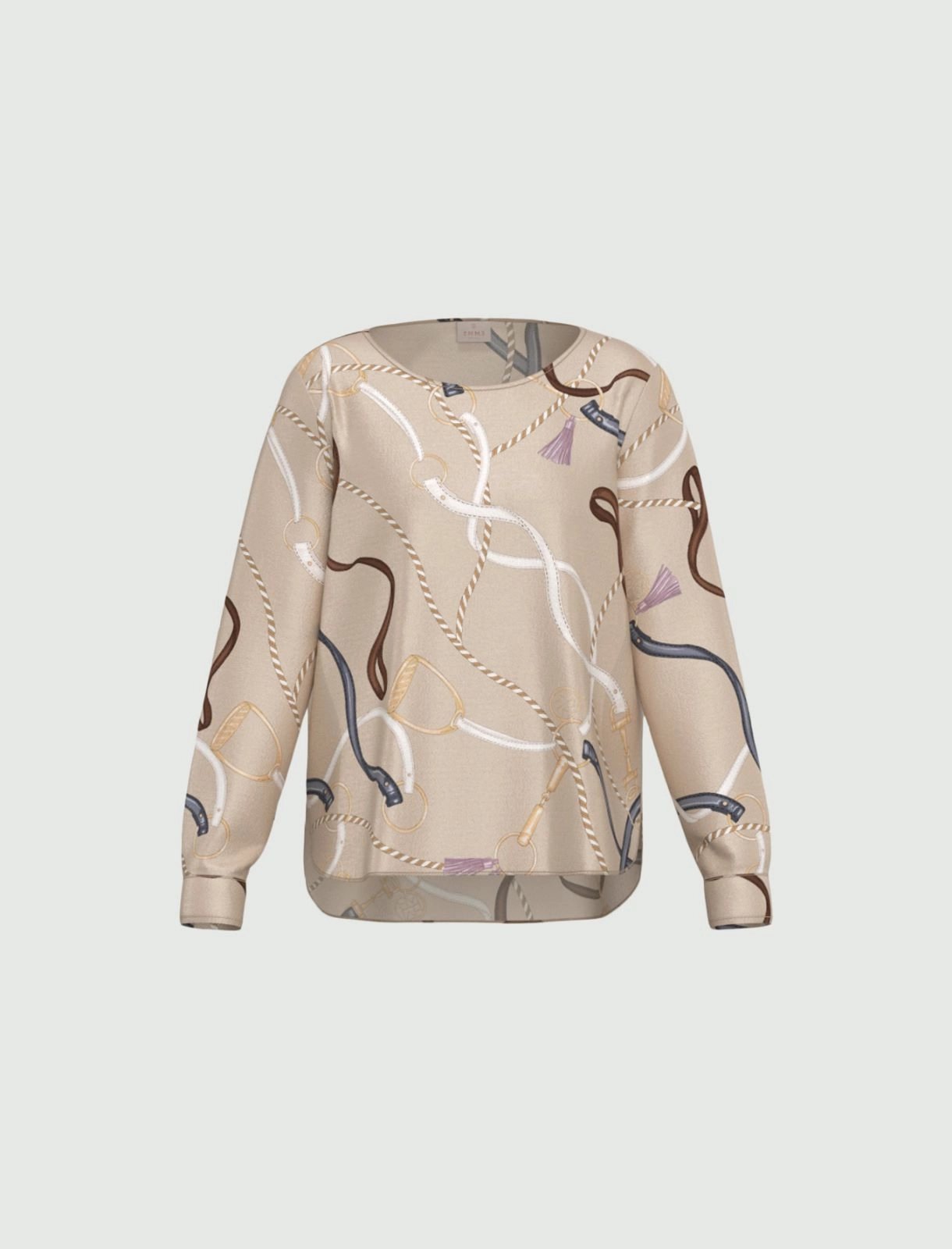 blusa con stampa EMMEFFETTO 006 EMME MARELLA 