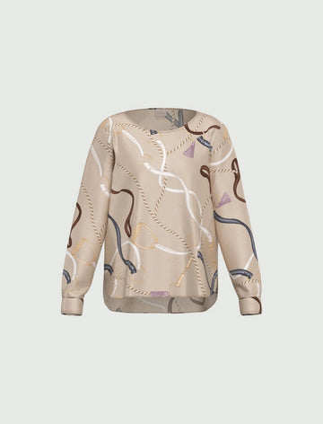 blusa con stampa EMMEFFETTO 006 EMME MARELLA 