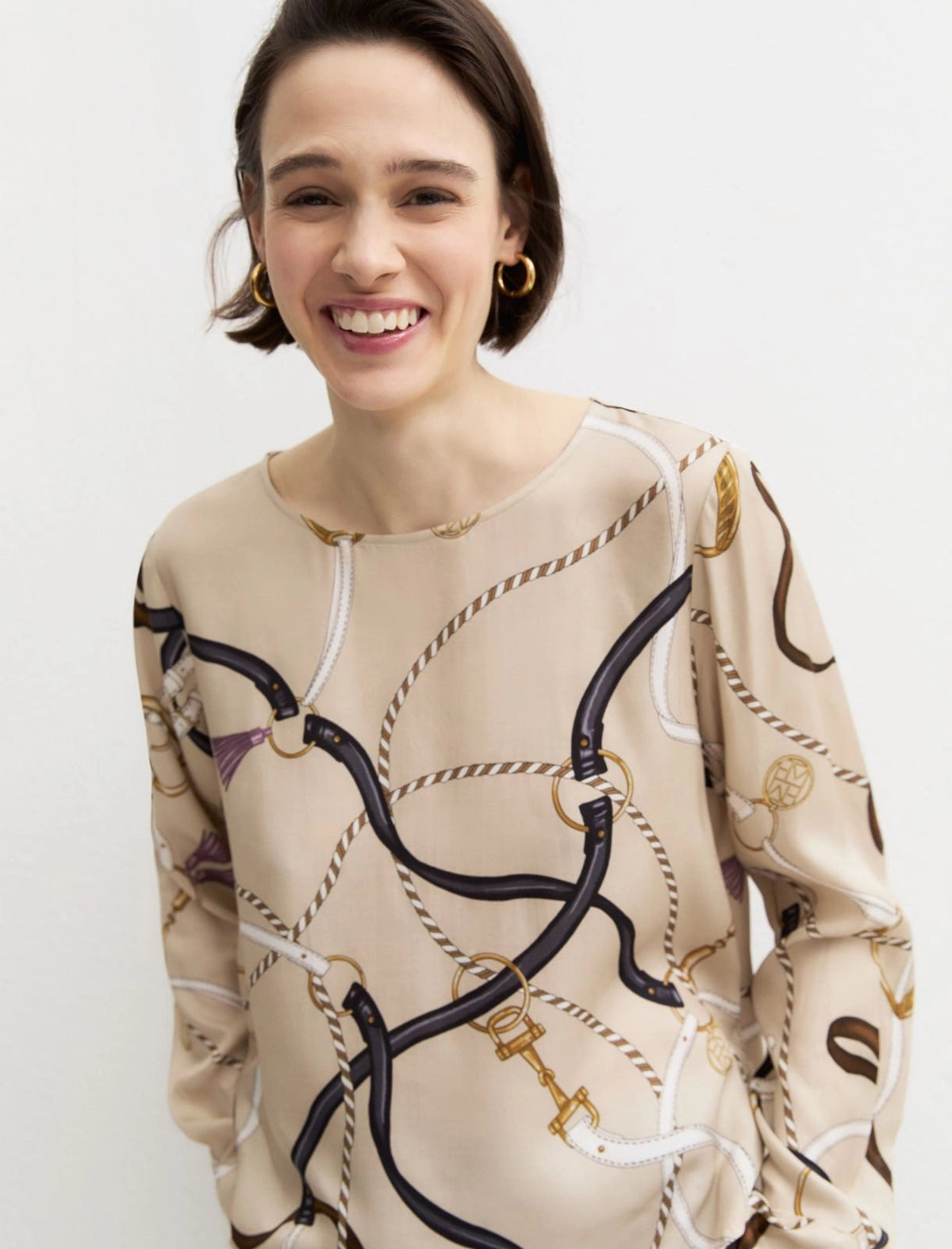 blusa con stampa EMMEFFETTO 006 EMME MARELLA 