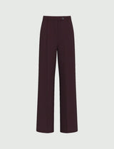 EMME MARELLA Pantalone wide leg Bordeaux