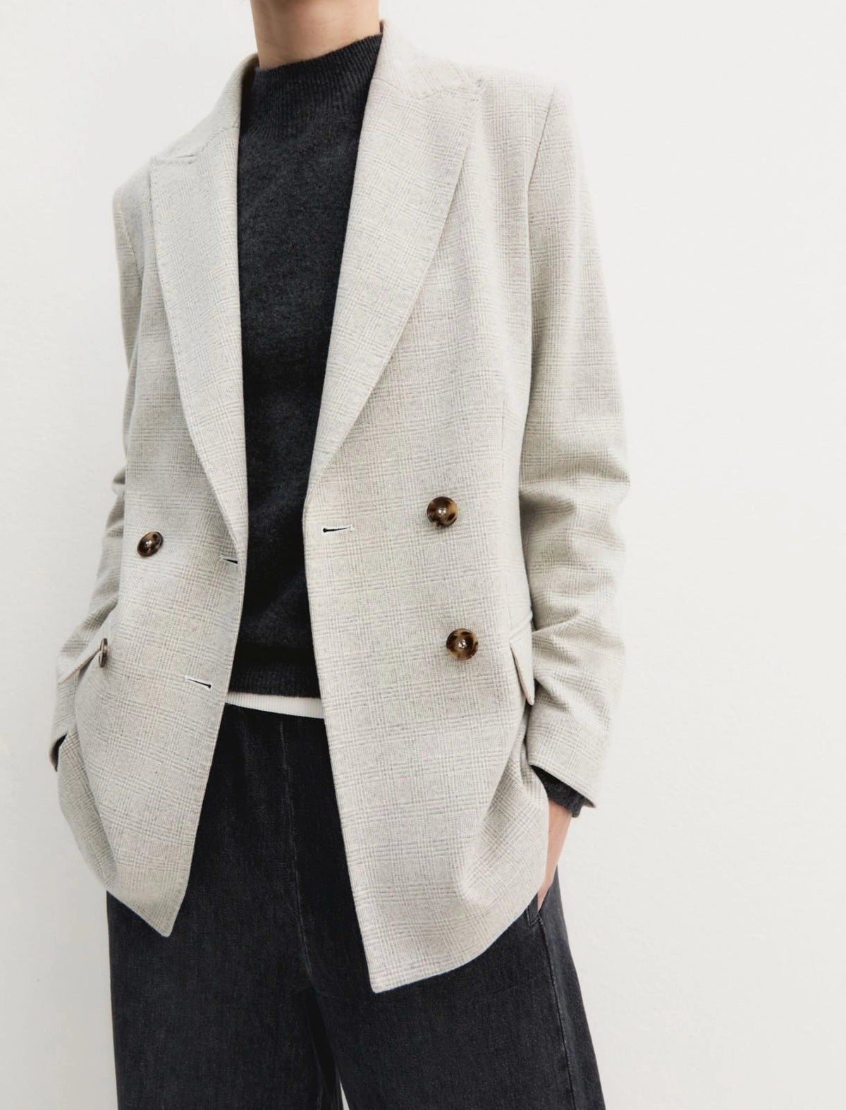 blazer doppiopetto in jersey EMMMATERIA 005 EMME MARELLA 