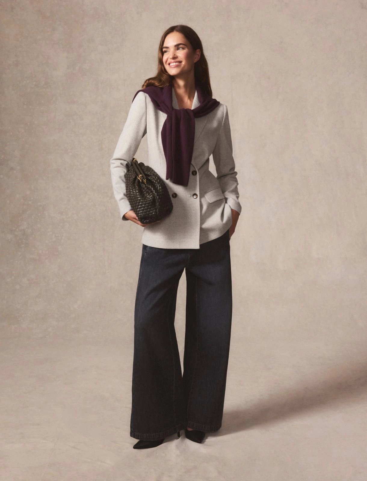 blazer doppiopetto in jersey EMMMATERIA 005 EMME MARELLA 