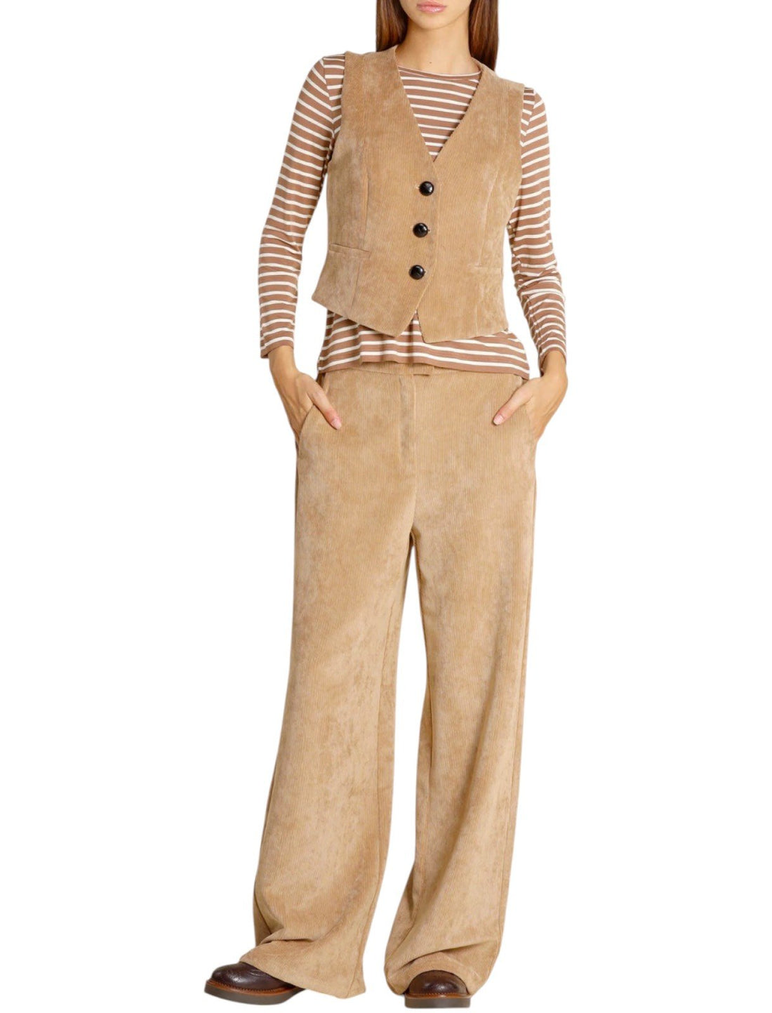 gilet in velluto EMMTIRSI1 001 EMME MARELLA 