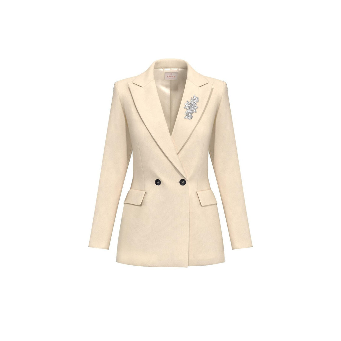 blazer doppiopetto con spilla EMMUVETTA 001 EMME MARELLA 