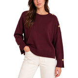 EMME MARELLA maglia con bottoni Bordeaux