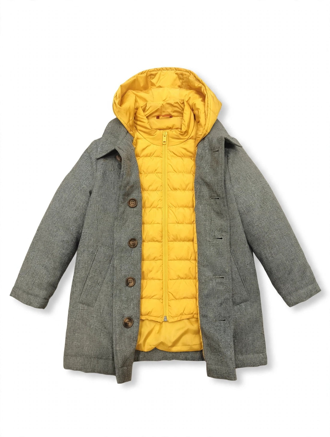 cappotto con piumino interno FZ2H30 I0354 808GL GRIGIO FAY 