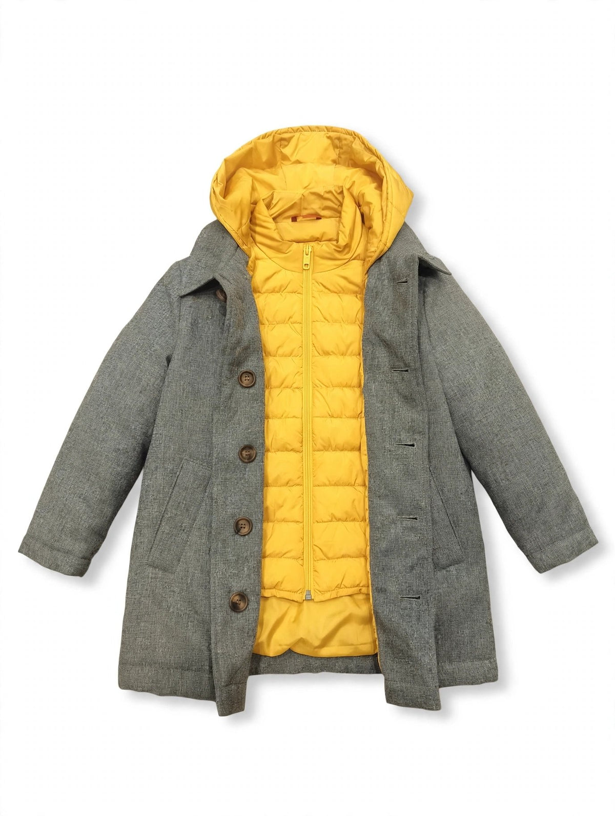 cappotto con piumino interno FZ2H30 I0354 808GL GRIGIO FAY 