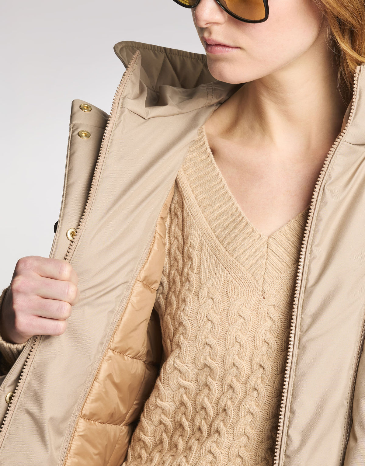 toggle coat in gabardine tecnico NAW59533830 ZXEC602 FAY 