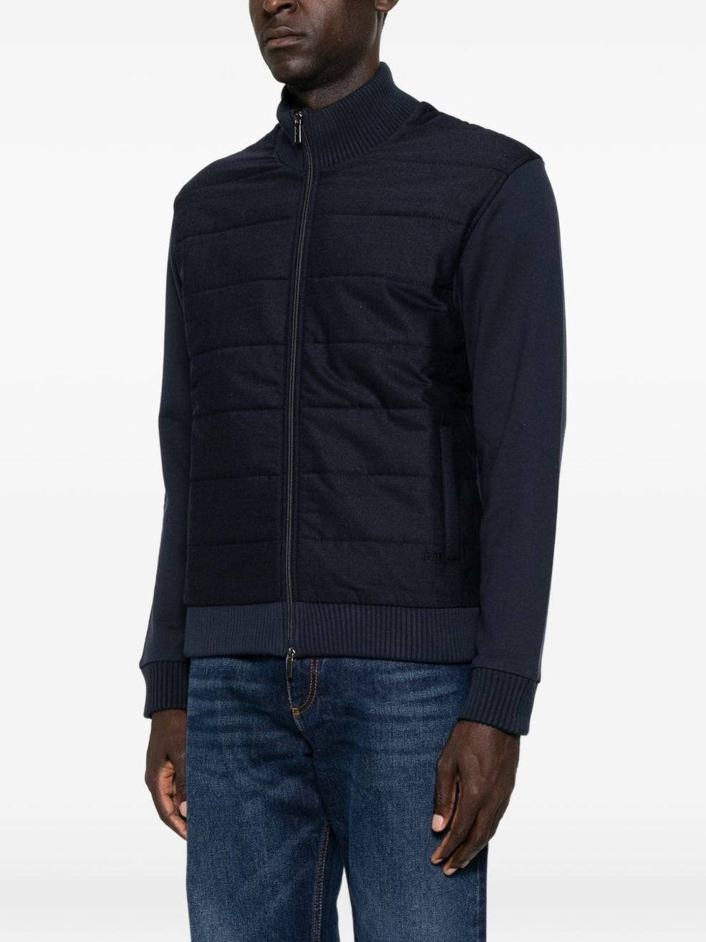 giubbino in lana e cotone NJMB5531720 YPGU806 FAY 