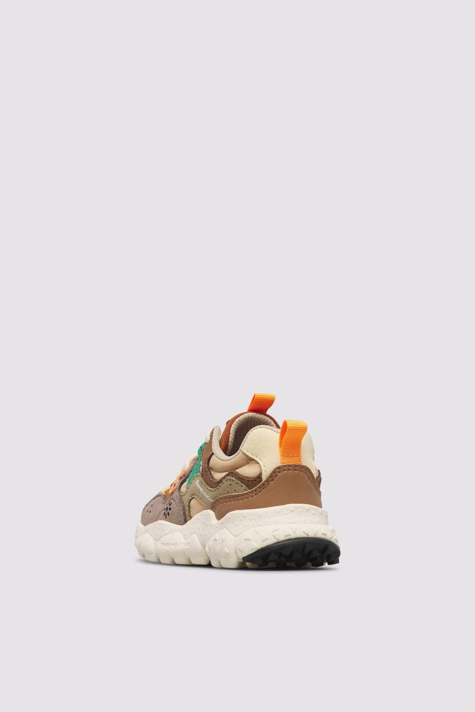 sneakers yamano 3 junior YAMANO 3 JUNIOR CUOIO TAUPE BROWN FLOWER MOUNTAIN 