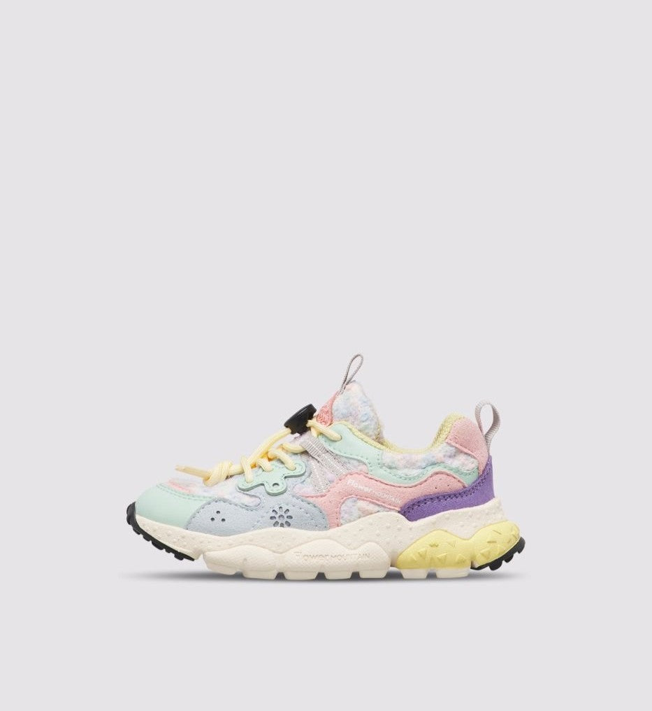 sneakers yamano 3 junior YAMANO 3 JUNIOR GREEN CELEST PINK FLOWER MOUNTAIN 
