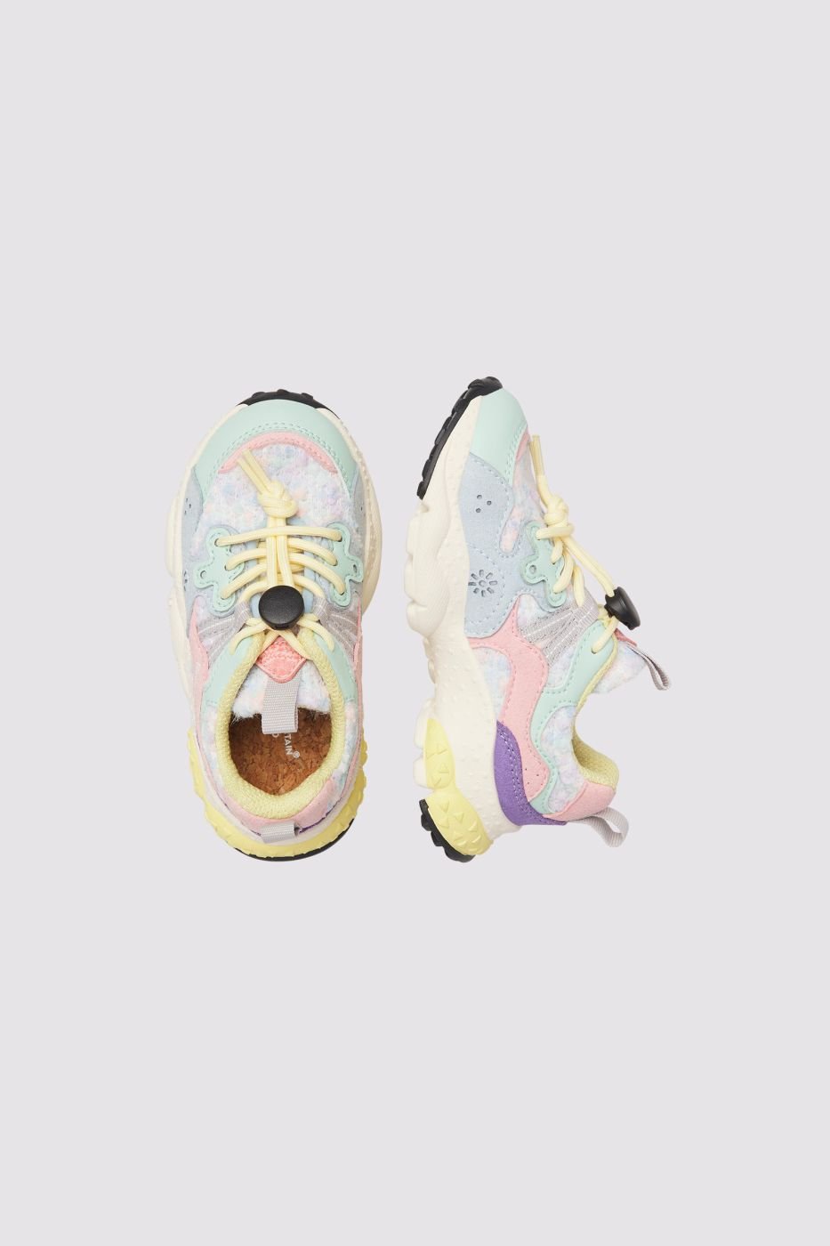 sneakers yamano 3 junior YAMANO 3 JUNIOR GREEN CELEST PINK FLOWER MOUNTAIN 