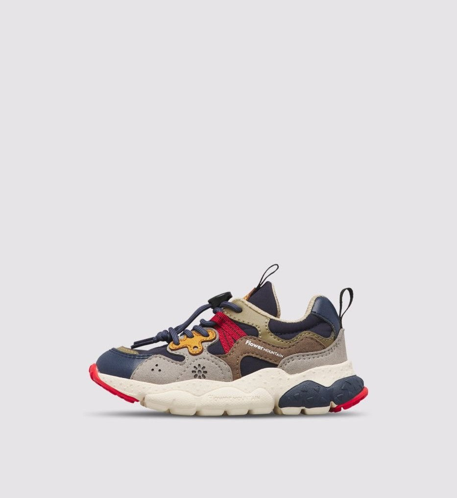 sneakers yamano 3 junior YAMANO 3 JUNIOR NAVY GREY BROWN FLOWER MOUNTAIN 