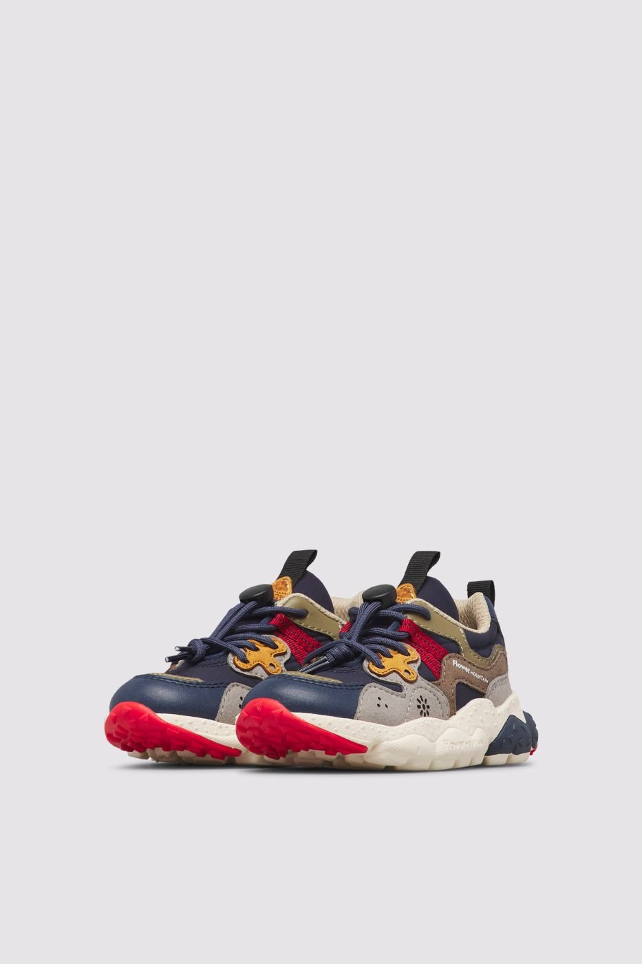 sneakers yamano 3 junior YAMANO 3 JUNIOR NAVY GREY BROWN FLOWER MOUNTAIN 