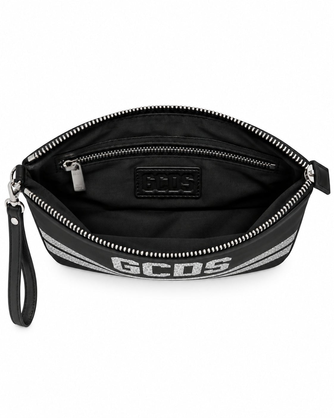 pochette con logo in contrasto C2GJQW719T356 999I GCDS 