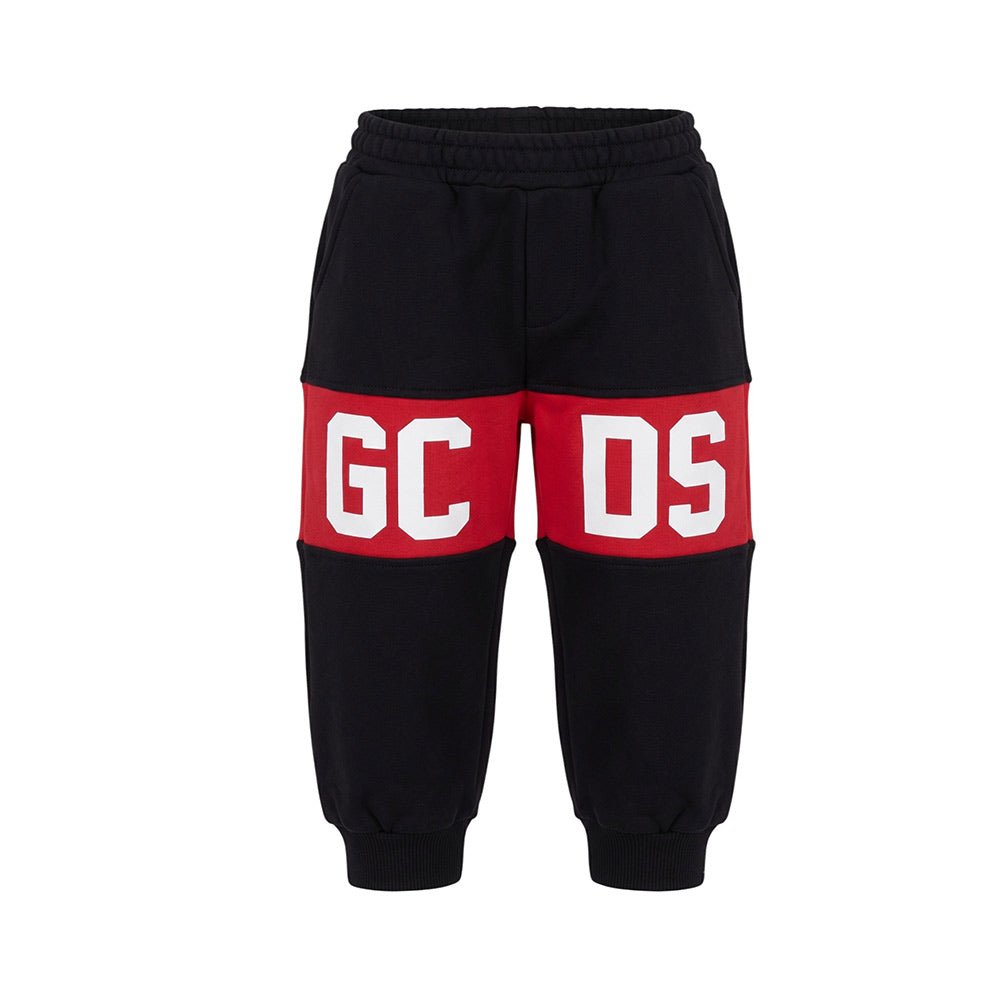 pantalone con banda logata GC0098 NERO GCDS 