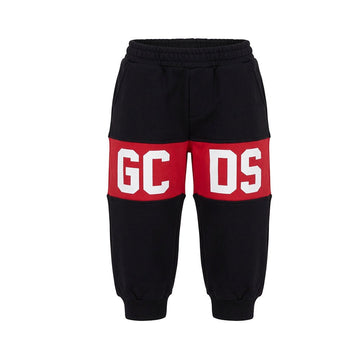 pantalone con banda logata GC0098 NERO GCDS 